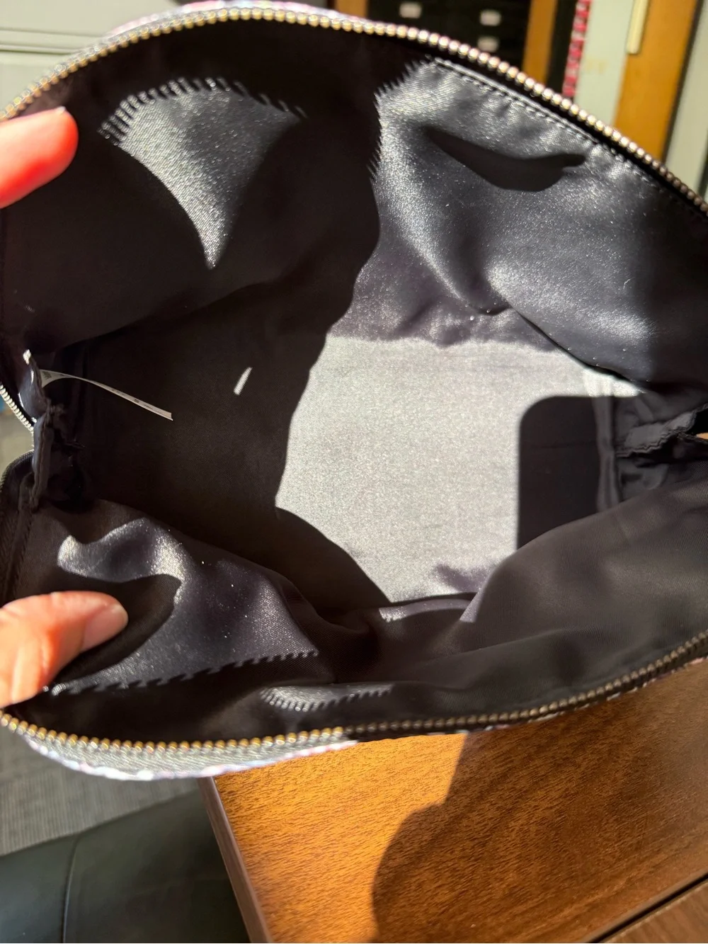 lululemon athletica Black Zip Pouch
